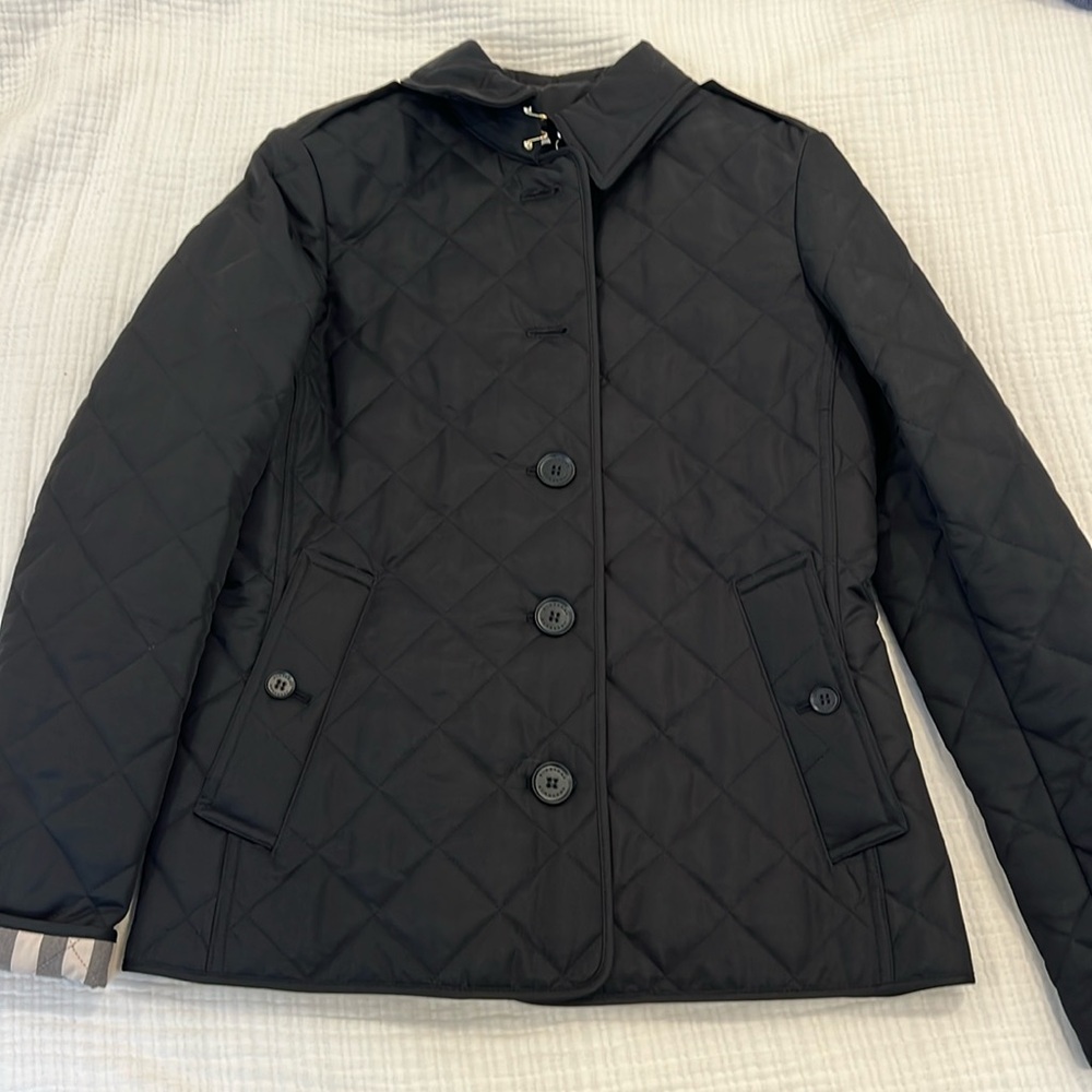 🚨🚨SALE Burberry Frankby Quilted Jacket Black Small